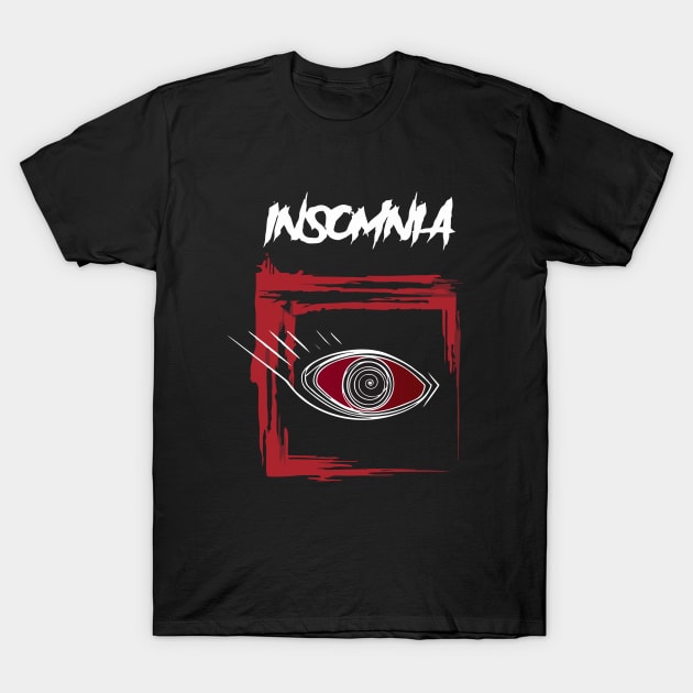 insomnia T-Shirt by Kevindoa